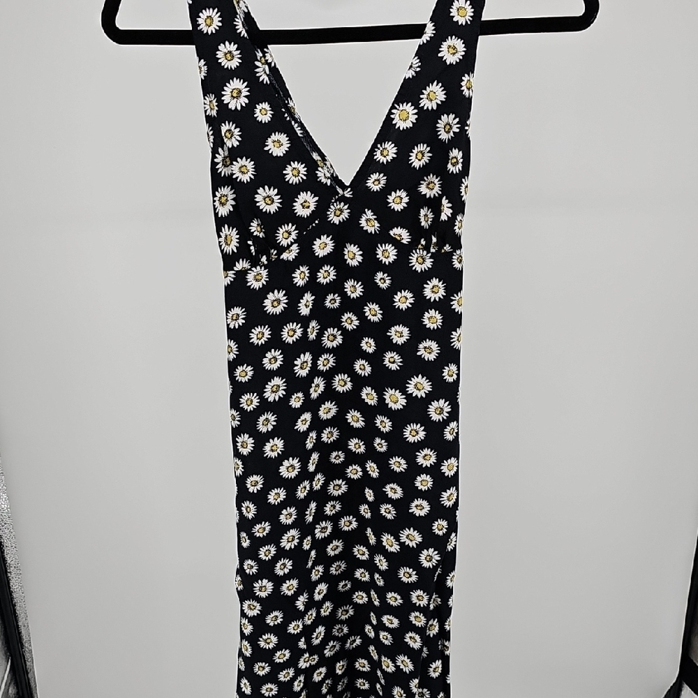 Motel Rocks Black Daisy Babydoll, Maxi Dress, baddie Sz S